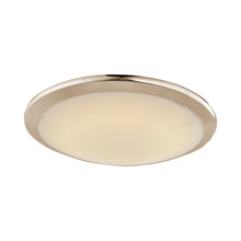Load image into Gallery viewer, Cermack St Slim Flush Mount Ceiling Light in Large/Brushed Nickel.