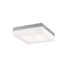 Load image into Gallery viewer, Cermack St Square Flush Mount Ceiling Light in Small/Brushed Nickel.