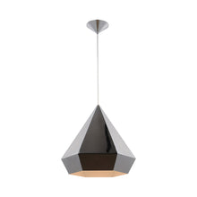 Load image into Gallery viewer, Doheny Diamond Pendant Light in Chrome.