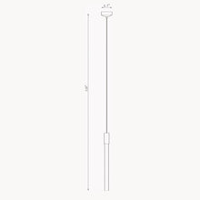 Load image into Gallery viewer, Alpine LED Pendant Light - line drawing.