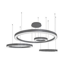 Load image into Gallery viewer, Aria LED Chandelier in Polished Black (64-Inch).
