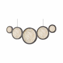 Load image into Gallery viewer, Bottega LED Linear Pendant Light in Polished Nickel.