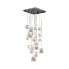Load image into Gallery viewer, Brentwood LED Multi Light Pendant Light in 19-Light/Brushed Aluminum.