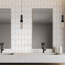 Load image into Gallery viewer, Cicada Ball Pendant Light in bathroom.