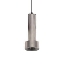Load image into Gallery viewer, Cicada Knurl Pendant Light in Knurled Light Grey.
