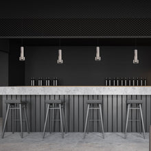 Load image into Gallery viewer, Cicada Knurl Pendant Light in dining room.