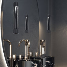 Load image into Gallery viewer, Cicada Marble Pendant Light in bathroom.