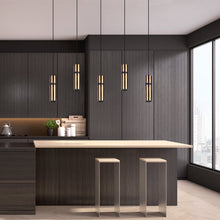 Load image into Gallery viewer, Cicada Pendant Light in dining room.