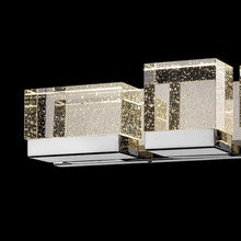Load image into Gallery viewer, Glacier LED Bath Vanity Wall Light in Detail.