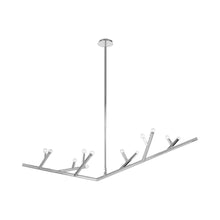 Load image into Gallery viewer, Oaks Chandelier in Polished Nickel (12-Light).
