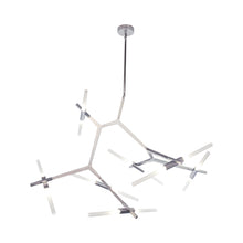 Load image into Gallery viewer, San Vincente LED Chandelier in Matte Chrome (14-Light).