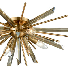 Load image into Gallery viewer, Palisades Avenue Flush Mount Ceiling Light in Detail.