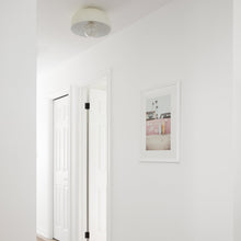 Load image into Gallery viewer, Avery 1-Light Semi-Flush Mount Ceiling Light in living room.