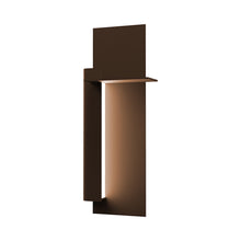Load image into Gallery viewer, Backgate™ Outdoor LED Wall Light in Small/Textured Bronze/Left.