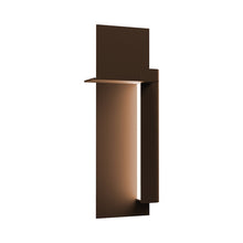 Load image into Gallery viewer, Backgate™ Outdoor LED Wall Light in Small/Textured Bronze/Right.