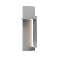 Load image into Gallery viewer, Backgate™ Outdoor LED Wall Light in Small/Textured Gray/Right.