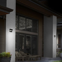 Load image into Gallery viewer, Balance Outdoor LED Wall Light in outside area.