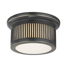 Load image into Gallery viewer, Bangor LED Flush Mount Ceiling Light in Old Bronze.
