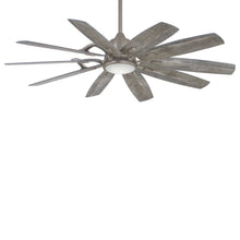 Load image into Gallery viewer, Barn LED Ceiling Fan in Heirloom Bronze/Barnwood.
