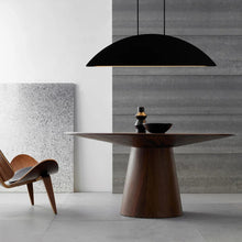 Load image into Gallery viewer, Bau LED Linear Suspension Light in dining room.