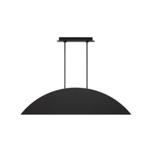 Load image into Gallery viewer, Bau LED Linear Suspension Light in Nightshade Black.