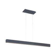 Load image into Gallery viewer, Bdsm Linear LED Pendant Light in Black.