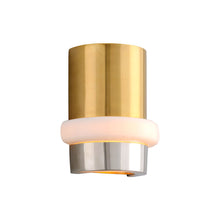 Load image into Gallery viewer, Beckenham Wall Light in Vintage Polished Brass/Nickel.