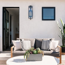 Load image into Gallery viewer, Beckham Outdoor Wall Light in Outdoor Area.