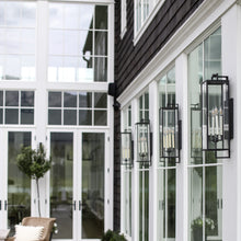 Load image into Gallery viewer, Beckham Outdoor Wall Light in Outdoor Area.