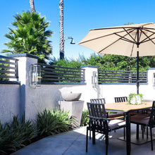 Load image into Gallery viewer, Beckham Outdoor Wall Light in Outdoor Area.