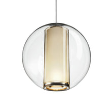 Load image into Gallery viewer, Bel Occhio Multi-Light Pendant Light in Clear/White.