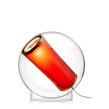 Load image into Gallery viewer, Bel Occhio Table Lamp in Clear/Orange.