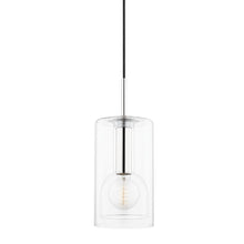 Load image into Gallery viewer, Belinda Pendant Light in Polished Nickel/Small.