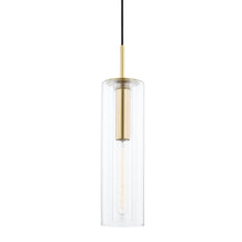 Load image into Gallery viewer, Belinda Pendant Light in Aged Brass/Large.