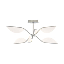 Load image into Gallery viewer, Belterra LED Semi Flush Ceiling Light in Polished Nickel.