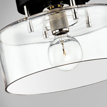 Load image into Gallery viewer, Bergamot Station Outdoor Semi-Flush Ceiling Light in Detail.