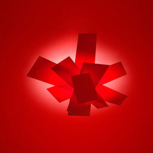 Load image into Gallery viewer, Big Bang Ceiling / Wall Light in Red.