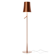 Load image into Gallery viewer, Birdie Lettura LED Floor Lamp in Copper.