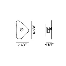 Load image into Gallery viewer, Bit 4 Wall Light - line drawing.