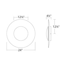 Load image into Gallery viewer, Blaze LED Wall Light - line drawing.