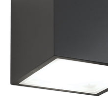 Load image into Gallery viewer, Bloc Outdoor LED Up and Down Wall Light in Detail.