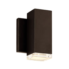 Load image into Gallery viewer, Block Outdoor LED Wall Light in Bronze (1-Light).