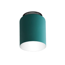 Load image into Gallery viewer, Aspen C17A Semi Flush Mount Ceiling Light in Clear Turquoise.