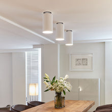Load image into Gallery viewer, Aspen C17B Semi Flush Mount Ceiling Light in dining room.