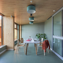 Load image into Gallery viewer, Aspen C40 Semi Flush Mount Ceiling Light in office.