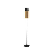Load image into Gallery viewer, Aspen F17 Floor Lamp in Grey/Brass.
