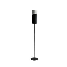 Load image into Gallery viewer, Aspen F17 Floor Lamp in Limestone/Black.