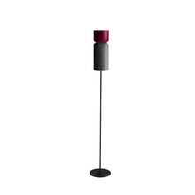 Load image into Gallery viewer, Aspen F17 Floor Lamp in Merlot/Grey.