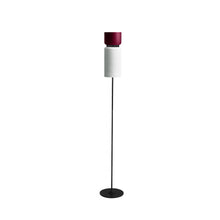 Load image into Gallery viewer, Aspen F17 Floor Lamp in Merlot/Snow.