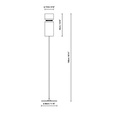 Load image into Gallery viewer, Aspen F17 Floor Lamp - line drawing.